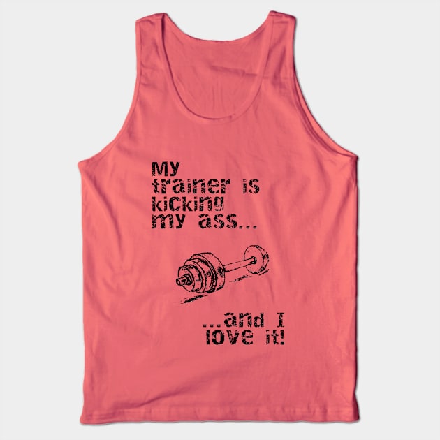 Train Hard Tank Top by mynaito